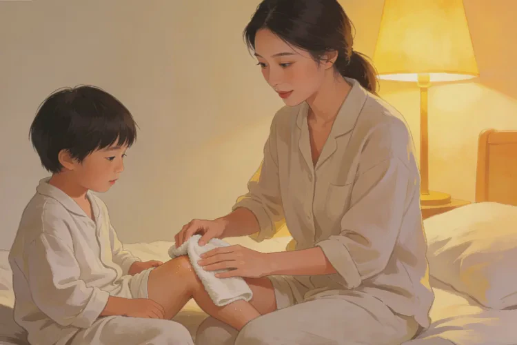 儿童大腿容易起湿疹可以根治吗(图1)