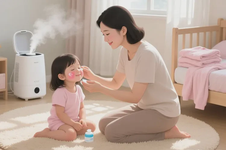 少儿脸上起湿疹可以根治吗(图1)