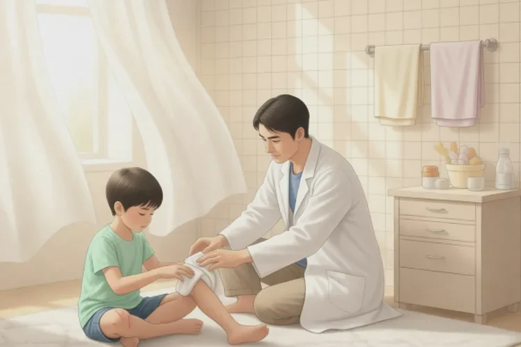 少儿大腿偶尔长湿疹可以根治吗(图1)