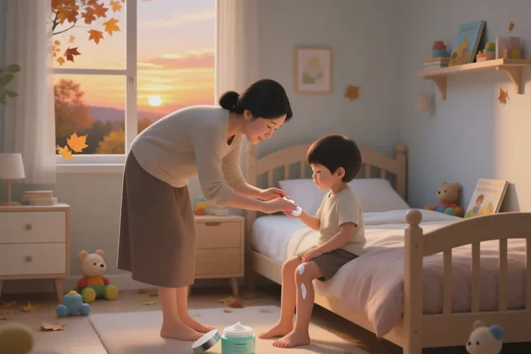 小孩小腿上经常长湿疹可以根治吗(图1)