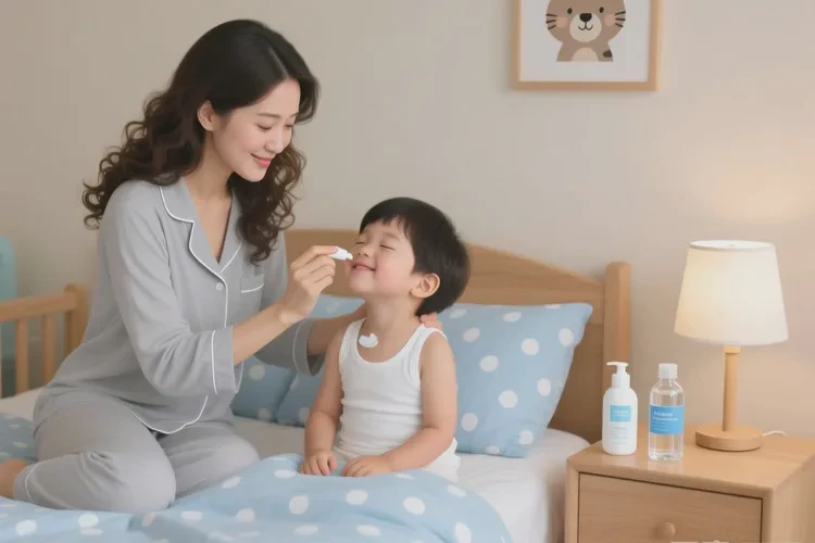 小孩脖子上有湿疹可以根治吗(图1)