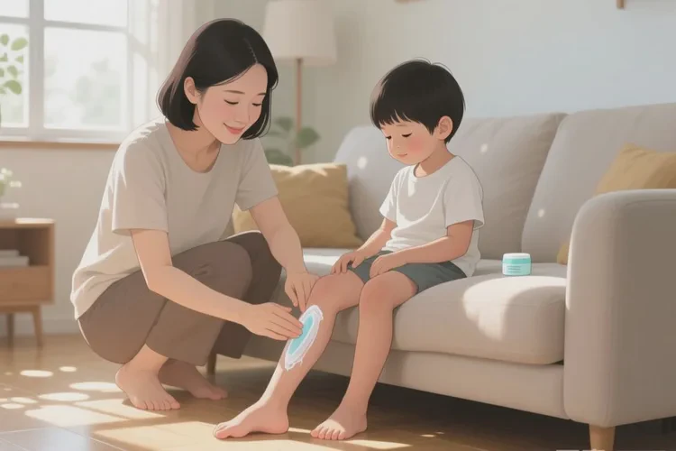 小孩大腿上偶尔起湿疹可以根治吗(图1)