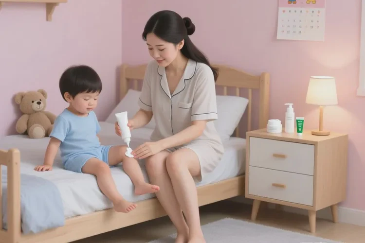 少儿大腿上出湿疹可以根治吗(图1)