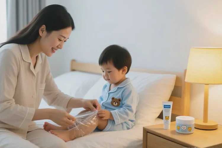 小孩小腿偶尔长湿疹可以根治吗(图1)