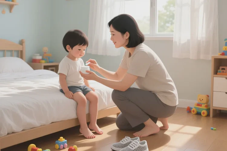 孩子脚上容易起湿疹可以根治吗(图1)