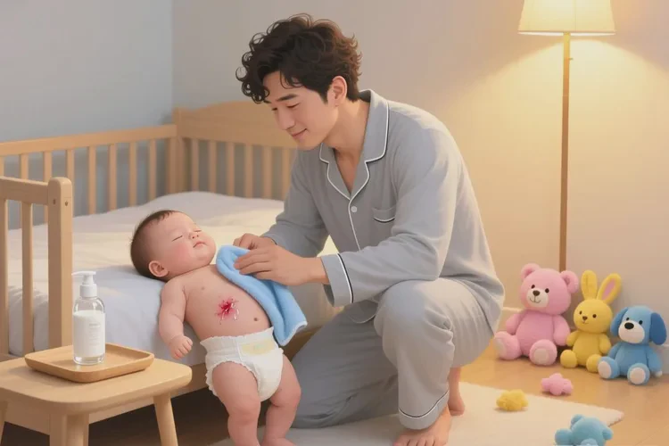 婴儿肚子上容易起湿疹可以根治吗(图2)