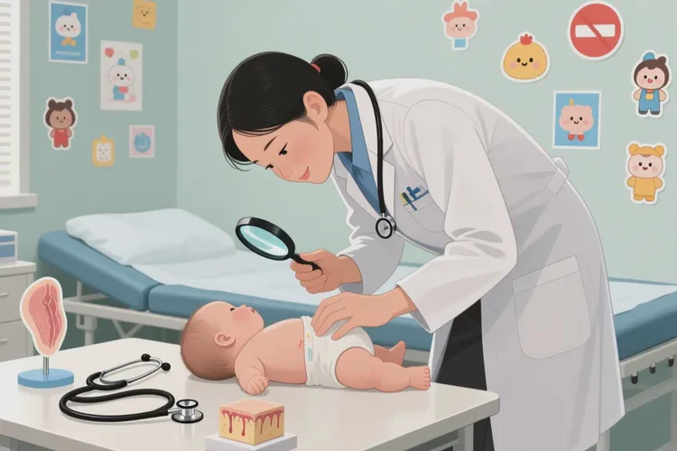 小孩屁股上有湿疹可以根治吗(图1)