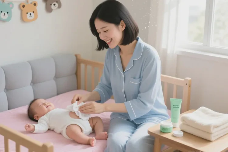 婴儿屁股偶尔起湿疹可以根治吗(图1)