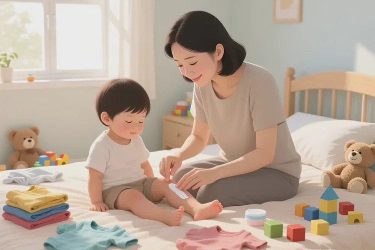 孩子小腿出现湿疹可以根治吗(图1)