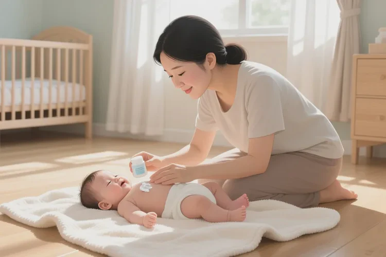 婴儿肚子上经常长湿疹可以根治吗(图1)