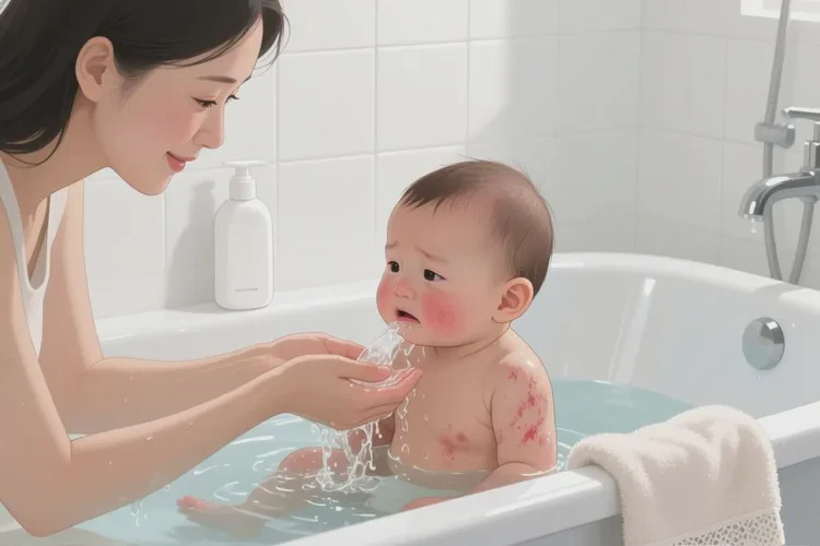 小孩身上偶尔起湿疹可以根治吗(图1)