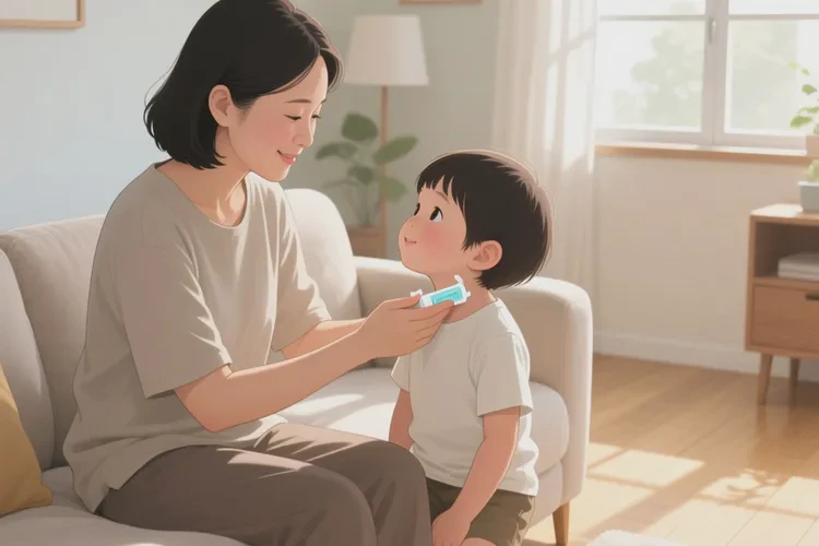 孩子脖子长湿疹可以根治吗(图1)