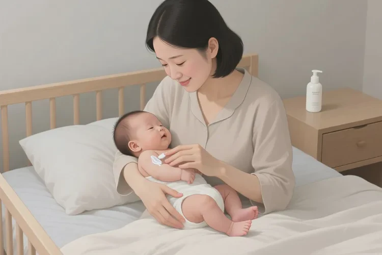 婴儿手臂偶尔起湿疹可以根治吗(图1)