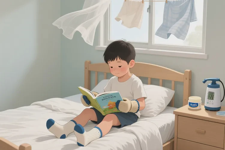 小孩脸上偶尔起湿疹可以根治吗(图2)