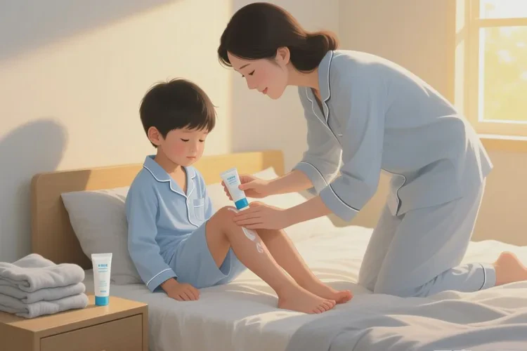 少儿大腿上经常长湿疹可以根治吗(图1)