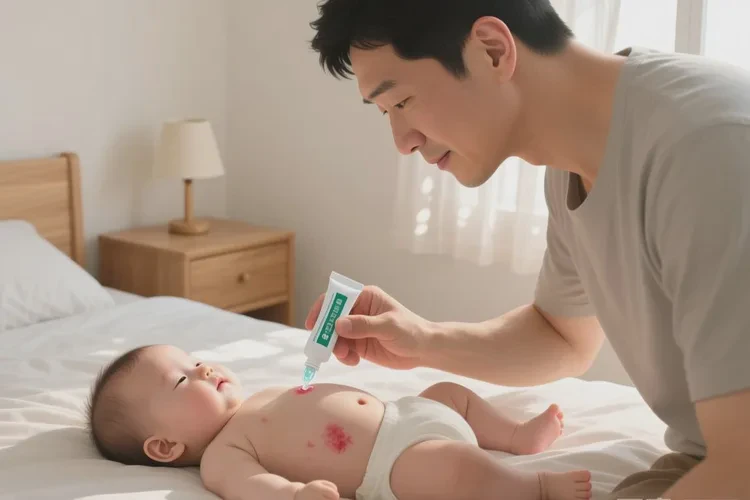 婴儿肚子起湿疹可以根治吗(图1)