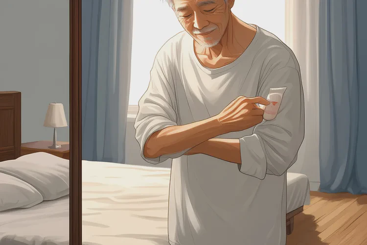 老人手臂出现湿疹能够根治吗(图2)