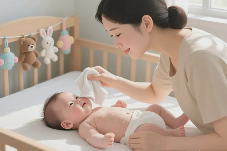 孩子脖子上容易长湿疹可以根治吗(图1)