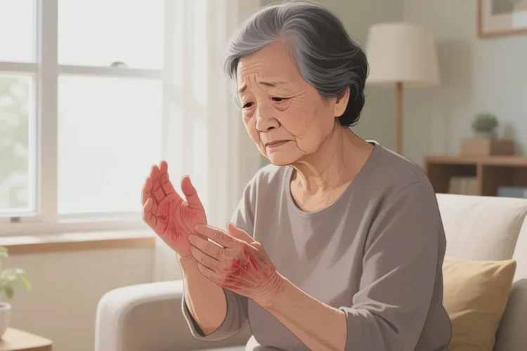 老人手上起湿疹可以根治吗(图1)