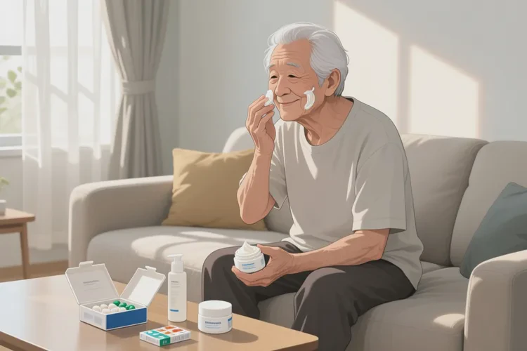 老人脸上偶尔起湿疹可以根治吗(图3)