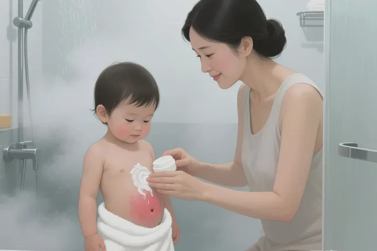 小孩肚子偶尔起湿疹可以根治吗(图1)