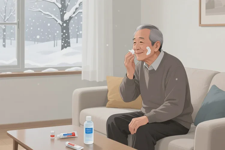 老人脸上偶尔长湿疹可以根治吗(图2)