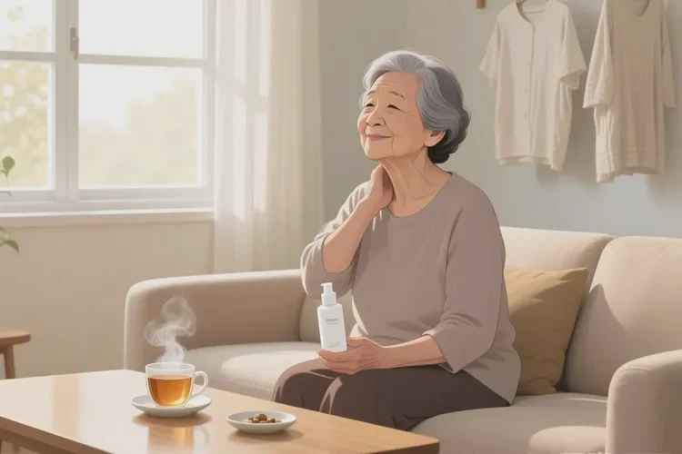 老年人脖子偶尔长湿疹可以根治吗(图1)