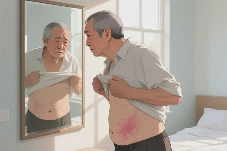 老年人肚子有湿疹可以根治吗(图1)