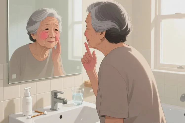 老年人脸上经常起湿疹可以根治吗(图1)