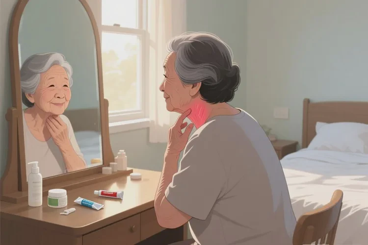 老年人脖子容易长湿疹可以根治吗(图1)