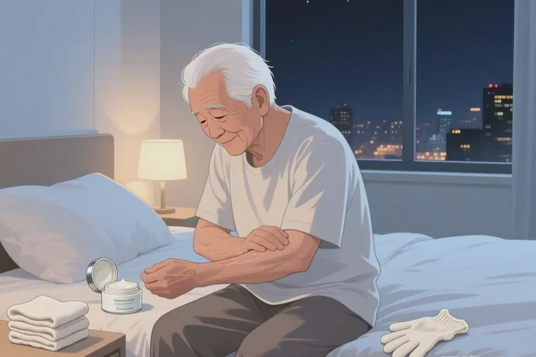 老年人手臂出现湿疹可以根治吗(图1)