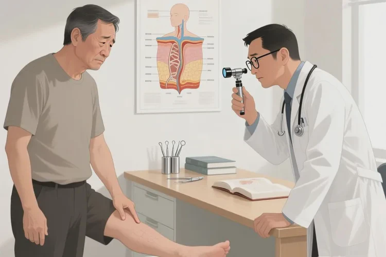 男性小腿有湿疹可以根治吗(图1)