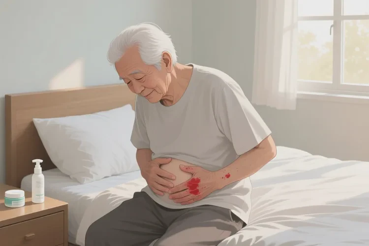 老年人肚子长湿疹可以根治吗(图1)