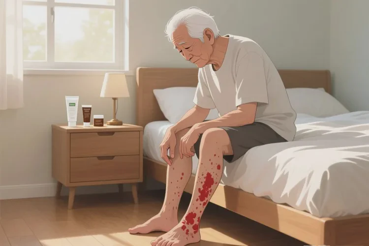 老人四肢起湿疹可以根治吗(图1)