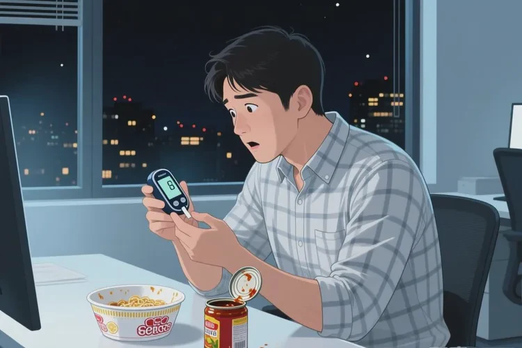 30岁晚餐血糖28.0是怎么回事(图1)