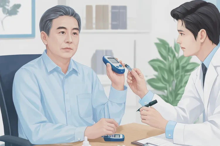 33岁晚餐血糖12点8是怎么回事(图2)