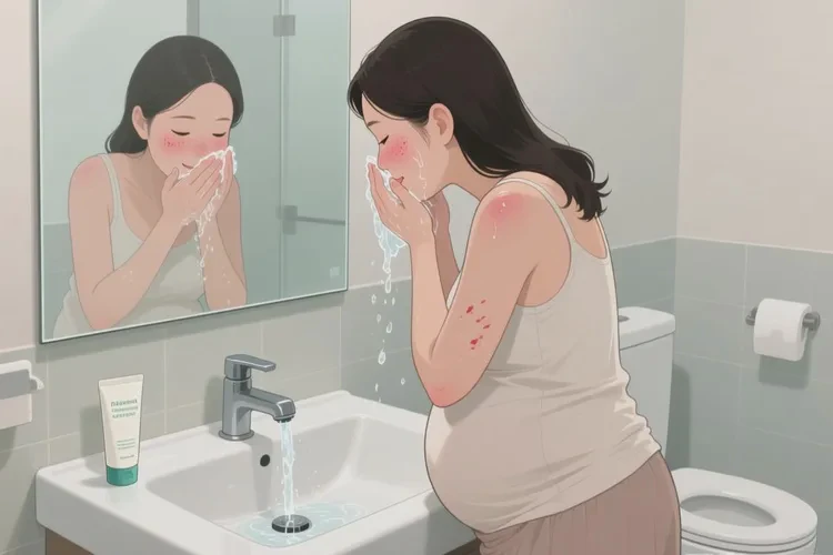 孕妇脸上长湿疹可以根治吗(图2)