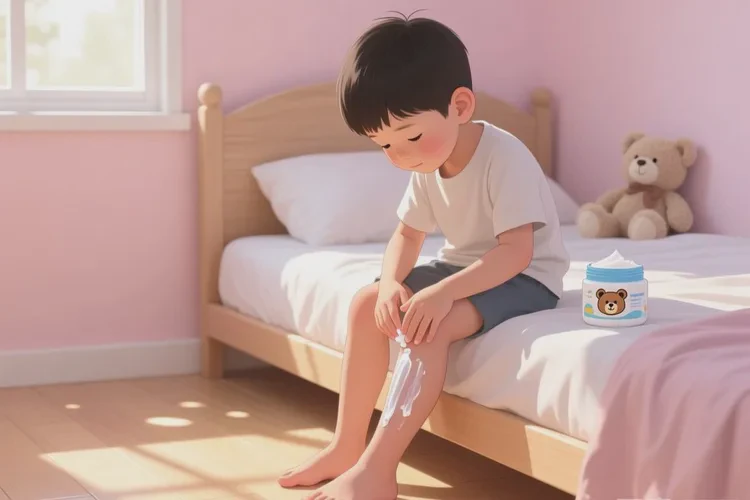 少儿小腿上偶尔长湿疹可以根治吗(图1)