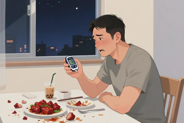 30岁晚餐血糖21.5是怎么回事(图1)