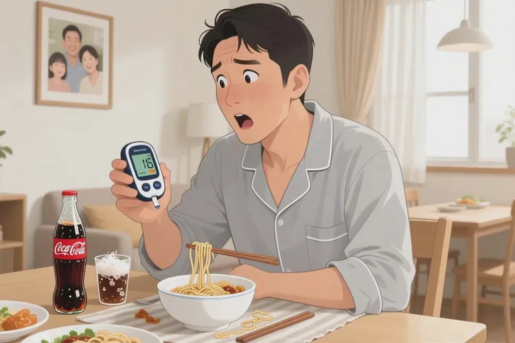 30岁晚餐血糖22.6是怎么回事(图1)