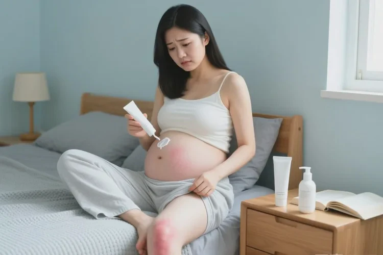 孕妇大腿上长湿疹可以根治吗(图1)