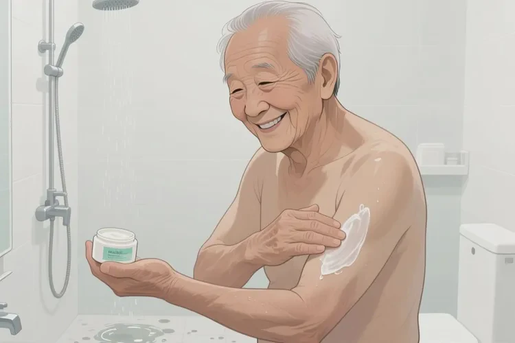 老人手臂上偶尔长湿疹可以根治吗(图1)