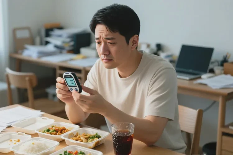 30岁晚餐血糖12.2是怎么回事(图1)