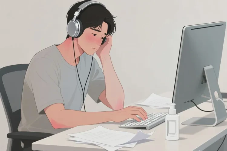 男性脖子上偶尔长湿疹可以根治吗(图2)