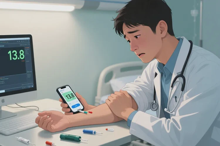 30岁晚餐血糖13.8是怎么回事(图1)