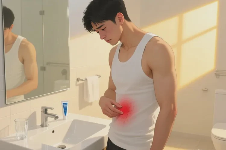 男性肚子上出现湿疹可以根治吗(图1)