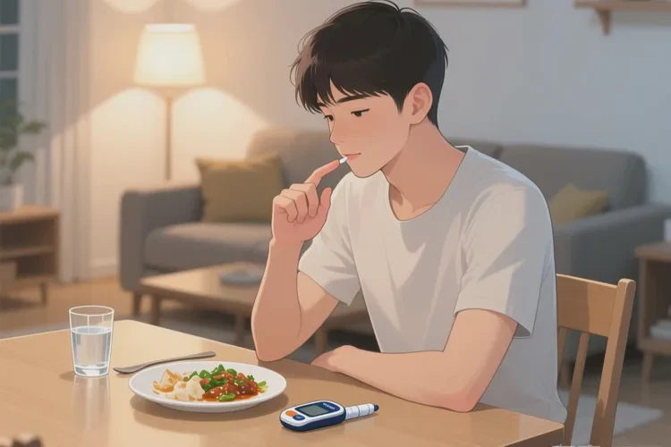 30岁晚餐血糖14.7是怎么回事(图1)