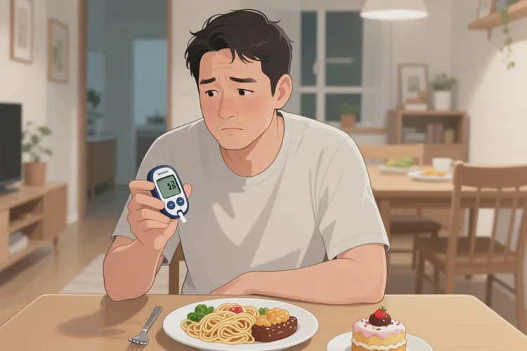 30岁晚餐血糖23.8是怎么回事(图1)