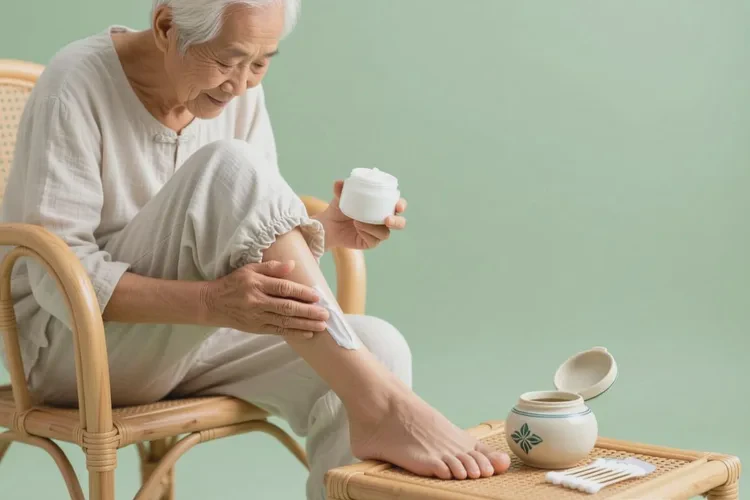 老年人小腿长湿疹可以根治吗(图1)