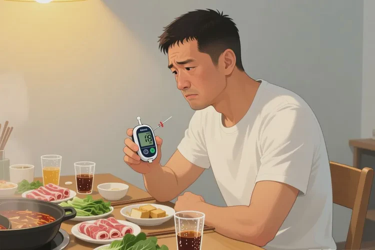 30岁晚餐血糖12点5是怎么回事(图1)